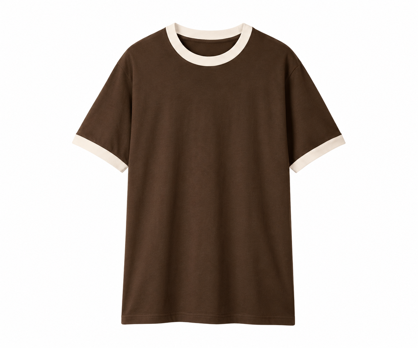 Ringer Tee - Brown